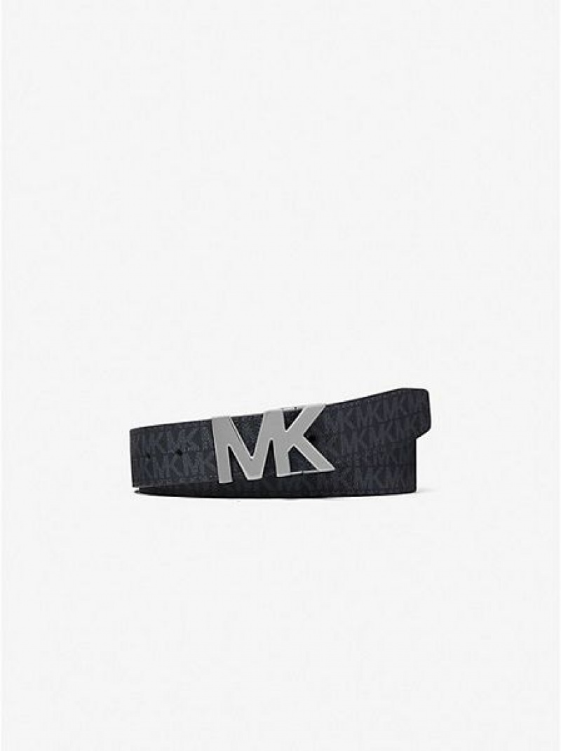 Cinturones Michael Kors 4-in-1 Logo Box Hombre Azul Marino | 064372-RUT